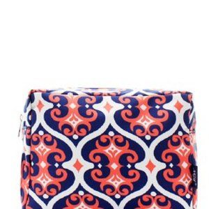 New Large canvas cosmetic makeup case/bag vine